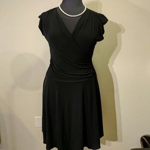 Black rouched dress